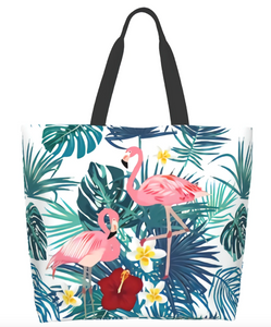 Flamingo Tote Bag / Beach bag