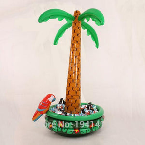 Coconut Tree and Parrot Inflatable Cooler
