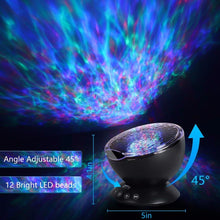 Ocean Waves Projector with Built-In Speaker