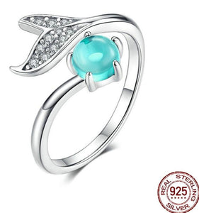 925 Sterling Silver Mermaid Ring