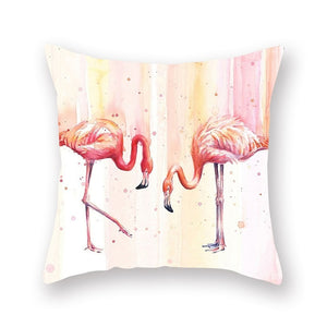 Pink Flamingo Cushion Covers