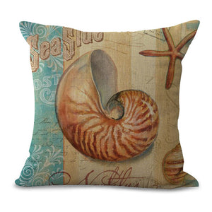 Sea Shells Cushion Covers