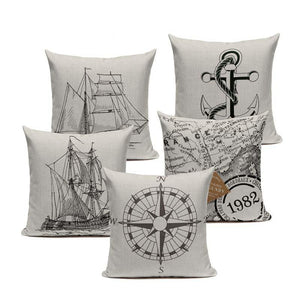 Authentical Marine Style Cushion Covers | Little Miss Meteo
