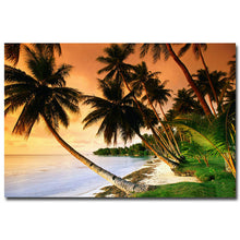 Sunset & Tropical Beaches Silk Posters