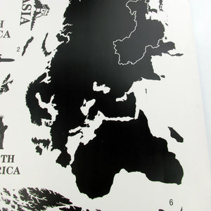 Giant World Map Wall Sticker