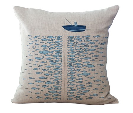 Blue Sea Collection Cushion Covers | Little Miss Meteo