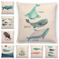 Whales Cushion Covers