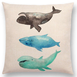 Whales Cushion Covers