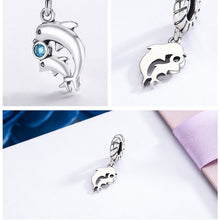 925 Sterling Silver Dolphins Pendant | Little Miss Meteo