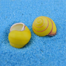Yellow Snail Seashells | Little Miss Meteo