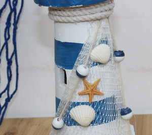 Wooden Lighthouse Handmade Craft | Little Miss Meteo