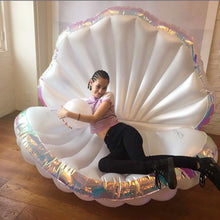 Giant Inflatable Shell Floating Bed | Little Miss Meteo