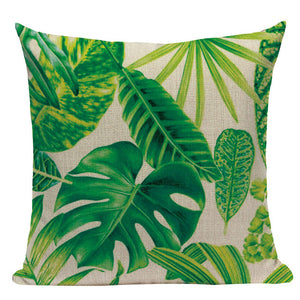 Tropical Leaves Collection Cushion Covers
