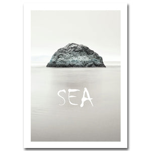 Life and Sea Poster - Motivational Quotes