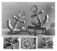 Vintage Anchor and Rudder Ornaments