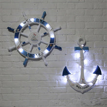 White Anchor with LED Lights
