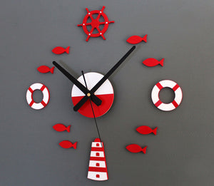 3D Mediterranean Wall Clock | Little Miss Meteo