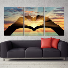 Loving Ocean & Sun Canvas Set - 3 pcs
