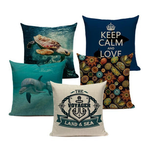 Land & Sea Collection Cushion Cover | Little Miss Meteo