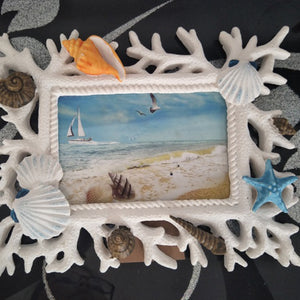 Mediterranean Photo Frame Shells | Little Miss Meteo