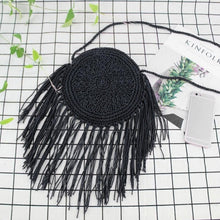 Rattan Woven Vintage Bag With Fringes | Little Miss Meteo
